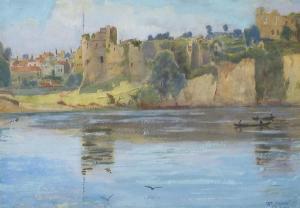 NORRIS William,View of Chepstow Castle from the River Wye,Eastbourne GB 2022-09-07