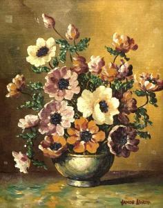 NORTH James 1900-1900,Still Life of Flowers,20th century,Duggleby Stephenson (of York) UK 2021-08-05