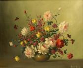 NORTH James 1900-1900,Still Life vases of Flowers,20th century,David Duggleby Limited GB 2008-09-15