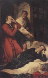 NORTHCOTE James 1746-1831,Death of the Earl of Argyll,1809,Sotheby's GB 2003-04-14