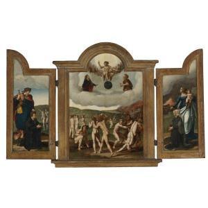 NORTHERN SCHOOL,THE LAST JUDGEMENT: A TRIPTYCH,1540,Sotheby's GB 2011-01-28
