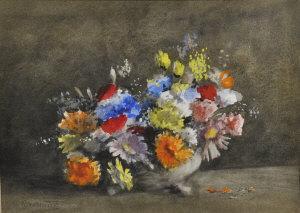 NORTHEY Elma, née Thomson 1876,Mixed flowers,Shapes Auctioneers & Valuers GB 2010-03-06