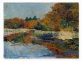 NORTHMANN Hans 1883-1972,Autumn Landscape at the Lake,c.1920,Auctionata DE 2016-10-18