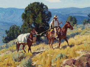 NORTON Jim C. 1953-2023,Over Goshen Canyon,1990,Scottsdale Art Auction US 2024-04-12