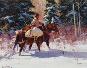 NORTON Jim C. 1953-2023,The Hunt,Scottsdale Art Auction US 2024-04-12