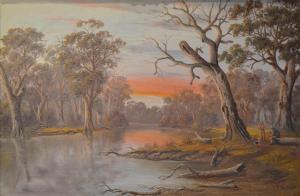 NORTON John F 1800-1900,AUSTRALIAN LANDSCAPE,1914,Leonard Joel AU 2017-03-30