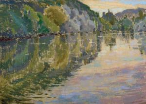 Norton Peter 1913-1995,A River Landscape,1974,John Nicholson GB 2017-12-02