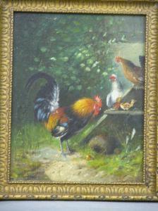 NORTON R,Chickens in a yard,Peter Francis GB 2009-11-17