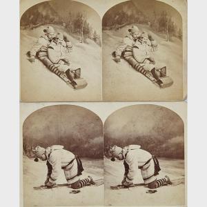 NOTMAN William McFarlane 1826-1891,SNOWSHOER TYING SHOES,Waddington's CA 2015-03-10
