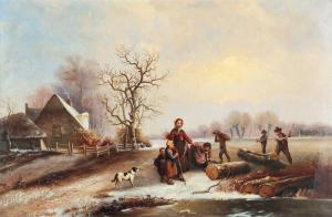 NOTREM E.o F 1800-1800,Famille de bucherons dans un paysage de neige,Mercier & Cie FR 2014-05-25
