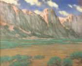 NOTT Raymond 1888-1948,Desert landscape,John Moran Auctioneers US 2017-01-24