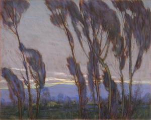 NOTT Raymond 1888-1948,Landscape at Night,Rachel Davis US 2024-03-23