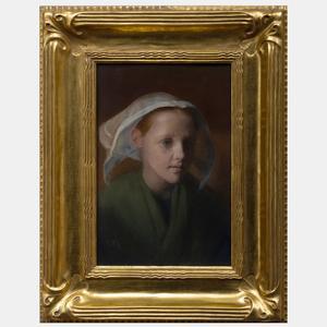 NOURSE Elisabeth 1859-1938,Jeune Fille,1893,Stair Galleries US 2022-01-27