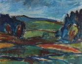 NOVAK Alois 1900-1900,Rural landscape,1969,Peter Wilson GB 2010-11-10