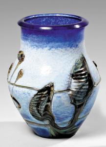 NOVARO Jean Claude 1943-2015,Vase en verre soufflé,1986,Millon & Associés FR 2007-03-12