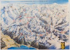 NOVAT PIERRE,Le plus grand domaine international de ski. Les Po,1974,Neret-Minet FR 2022-01-31