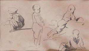 NOVOPACKY Johann 1821-1908,A Study of Children,Palais Dorotheum AT 2007-11-24