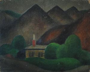 NOVOTNY Jiří 1919-1993,Heap in the Ore Mountains (Jachymov),1956,Vltav CZ 2017-04-27