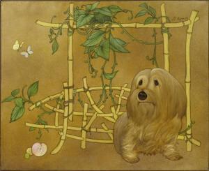 NOYER PHILIPPE 1940,Portrait de chien,Galerie Koller CH 2010-03-09