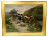 NOYES F. C 1900-1900,Pastoral scene,1890,Winter Associates US 2014-06-09