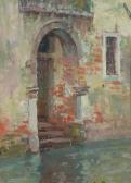 NOYES GEORGE L 1864-1954,Venetian Doorway,Butterscotch Auction Gallery US 2017-07-16
