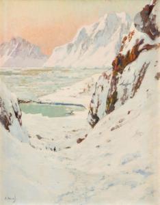 NOZAL Alexandre 1852-1929,Paysage enneigé,Ader FR 2024-02-16