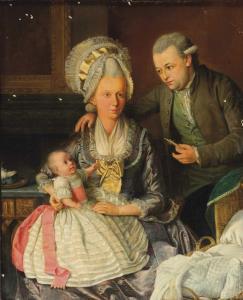 NUMAN Hermanus 1744-1820,A family portrait in an interior,Christie's GB 2011-06-21