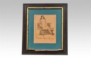 NUNEZ Armando Garcia 1883-1965,"Mujer sentada de frente",Morton Subastas MX 2011-10-22