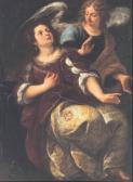 NUVOLONE Giuseppe il Panfilo 1619-1703,agar e l’’angelo,1703,Wannenes Art Auctions IT 2003-03-04