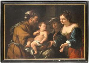 NUVOLONE Giuseppe il Panfilo 1619-1703,La Vergine consegna Gesù Bambino al sacerdote Si,Meeting Art 2022-05-21
