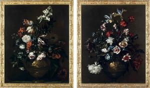Nuzzi Mario 1603-1673,Nature morte con vasi di fiori,Cambi IT 2023-11-30