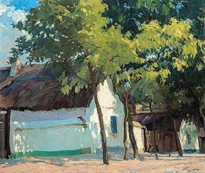 NYILASY Sandor 1873-1934,"Horgosi utca" / "Horgosi street",Nagyhazi galeria HU 2019-05-29