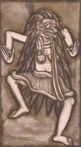 NYOMAN CITA DEWA 1927-2010,Leak, a Witch,1941,Borobudur ID 2011-10-22
