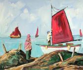 O BOYLE Patrick,Red Sails,Gormleys Art Auctions GB 2015-11-03