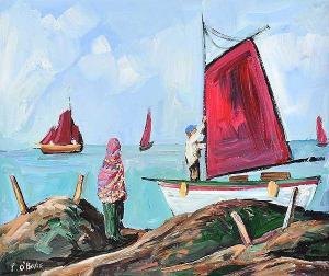 O BOYLE Patrick,RED SAILS,Ross's Auctioneers and values IE 2016-10-05