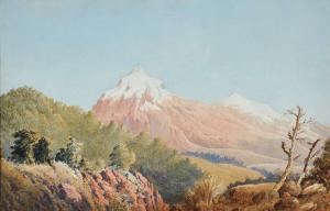 O'BRIEN George 1821-1888,Possibly Mount Aspiring, NZ,Elder Fine Art AU 2019-03-31