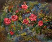 O'BRIEN Gretta 1933-2017,RED ROSES,Whyte's IE 2021-03-01