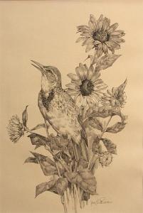 O BRIEN Jean 1900-1900,Bird with flowers,Bonhams GB 2011-05-23