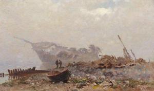 O'BRIEN Lucius Richard 1832-1899,Wreckage,Heffel CA 2022-07-28