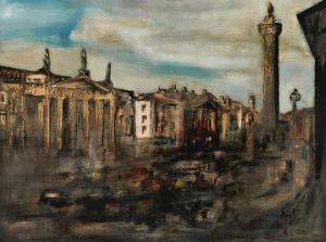 O'COLMAIN Séamus,O'CONNELL STREET WITH NELSON'S PILLAR AND THE GPO,De Veres Art Auctions 2024-03-26