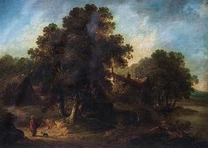 O'CONNOR James Arthur,A woman and her dog in an extensive landscape with,Martel Maides 2013-04-24