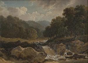 O'CONNOR James Arthur 1792-1841,Rocky River Landscape,Adams IE 2014-10-13