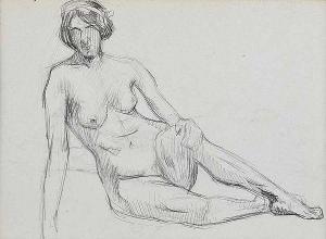 O CONNOR Roderic 1908-2001,FEMALE NUDE STUDY,Ross's Auctioneers and values IE 2020-07-15