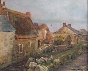 O'CONNOR SCORROR John 1913-2004,Stone cottages by the sea,Dee, Atkinson & Harrison GB 2007-02-16