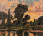 O CONOR Roderick 1860-1940,Le Loing at Sundown,1902,Simon Chorley Art & Antiques GB 2022-12-05