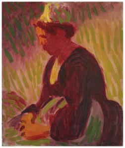 O CONOR Roderick 1860-1940,Peasant woman seated outdoors,1897,Christie's GB 2024-04-10
