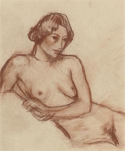 O CONOR Roderick 1860-1940,Reclining nude, head raised on the right,Christie's GB 2008-05-08