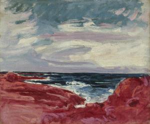 O CONOR Roderick 1860-1940,Seascape with Red Rocks,1898-99,Christie's GB 2024-03-21