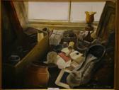 O DONNELL Simon 1945,Still Life with Boot,Mullen's Laurel Park IE 2007-03-11