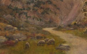 O HARA Helen 1846-1920,SHEEP GRAZING BY A RIVER,Ross's Auctioneers and values IE 2022-11-09